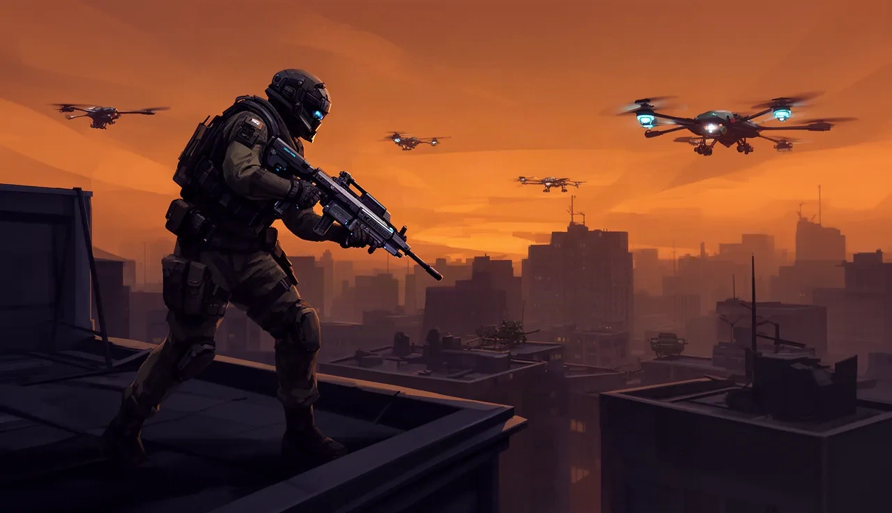 Black Ops 2 browser game cover (illustration)