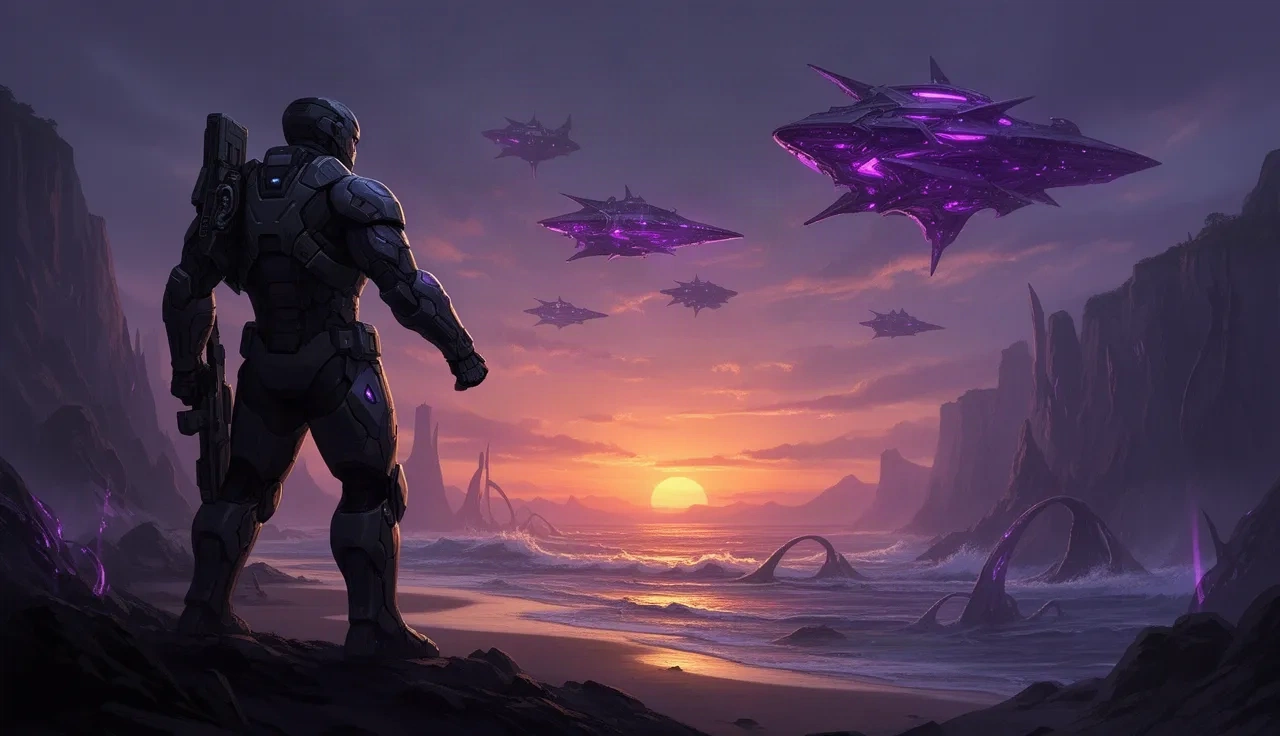 Halo CE mobile browser game cover (illustration)