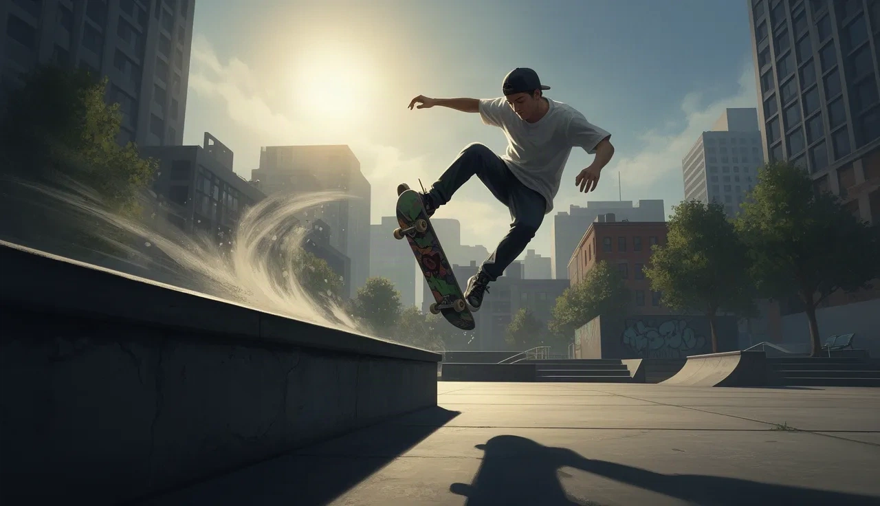 Skate 3 browser game cover (illustration)
